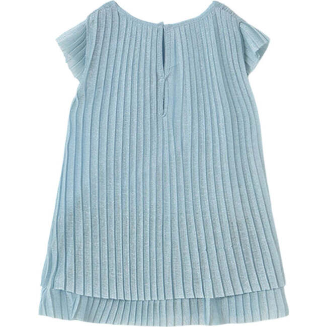 Pleated Dress, Sky - Dresses - 2