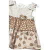 Layered Cookie Bear Dress, Brown - Dresses - 3