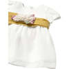 Floral Band Dress, Cream - Dresses - 3