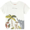 Jungle Safari T-Shirt, Cream - T-Shirts - 1 - thumbnail
