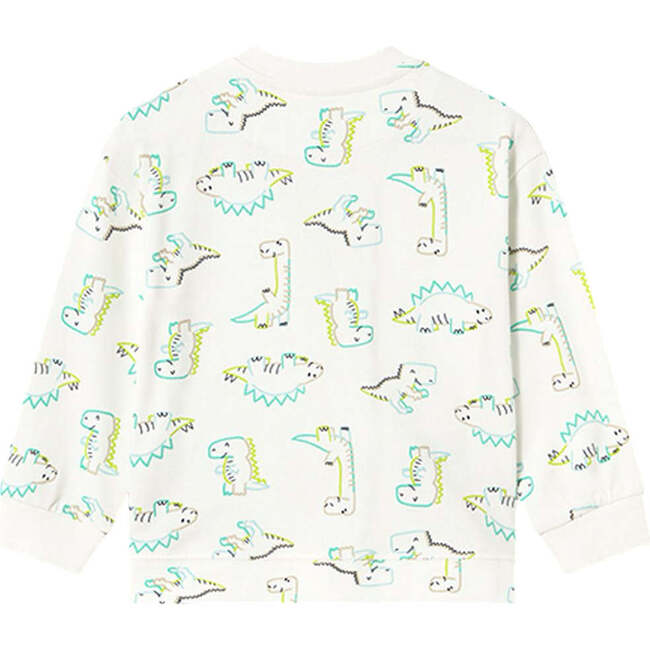 Dinosaur Sweatshirt, Cream - Sweatshirts - 2