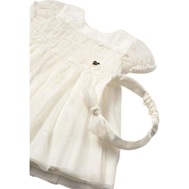 Chiffon Dress Headband Set, Natural - Dresses - 3