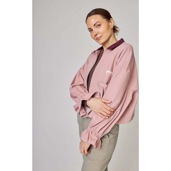 Women's Denim Jacket, Dawn Rose - Denim Jackets - 4