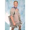 Women's Vichy Frilled Dress, Foggy Brown - Dresses - 2