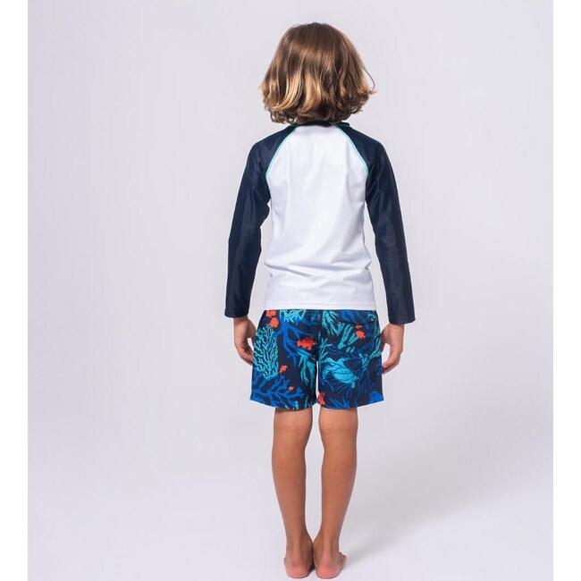 Mid Length Swim Trunks, Coral Reef - Swim Trunks - 3