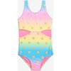 Erika Swimsuit, Rainbow Dots - One Pieces - 1 - thumbnail
