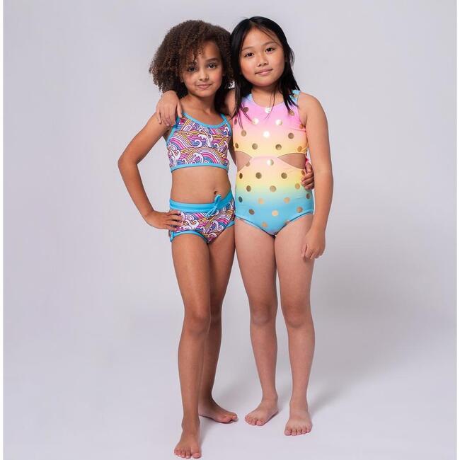 Erika Swimsuit, Rainbow Dots - One Pieces - 2