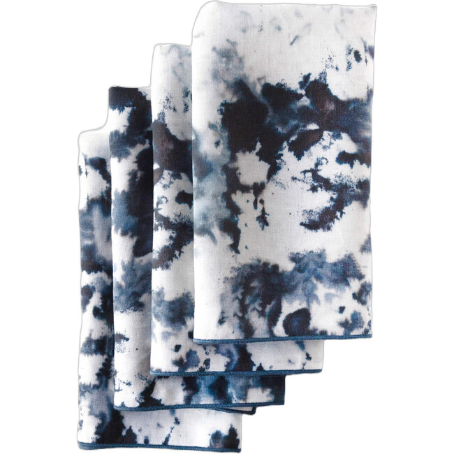 Grey Marble Napkin, Set of 4