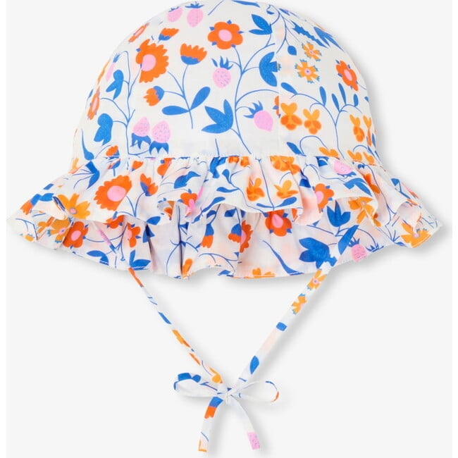 Baby Girl Hat In Liberty Fabric Multicolour