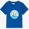 Baby Boy Short Sleeve  T-Shirt Prussian Blue - T-Shirts - 1 - thumbnail