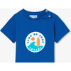 Baby Boy Short Sleeve  T-Shirt Prussian Blue - T-Shirts - 3