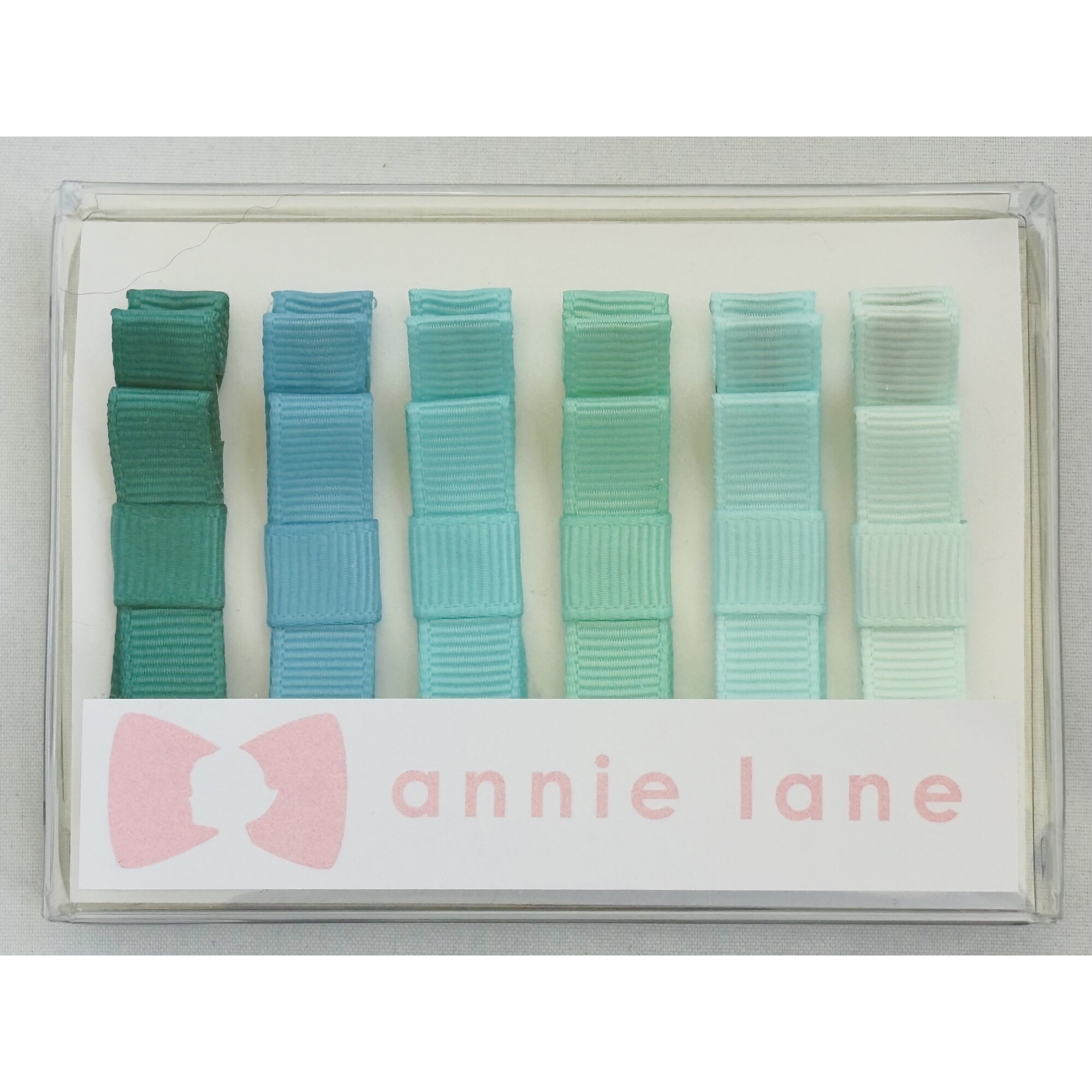 Six Bows Box Set, Teal solids - Bows - 1