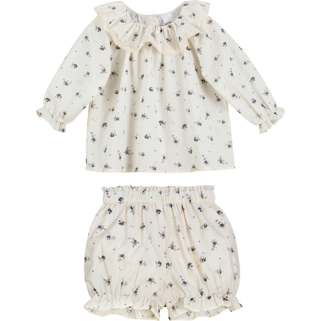 Lili Set Blue Flower - Mixed Apparel Set - 1