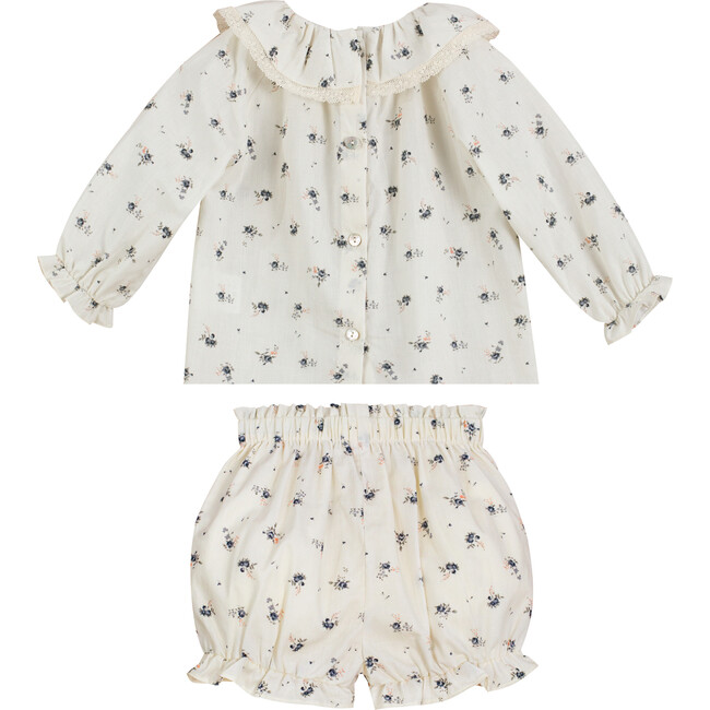 Lili Set Blue Flower - Mixed Apparel Set - 2