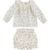 Lili Set Blue Flower - Mixed Apparel Set - 2