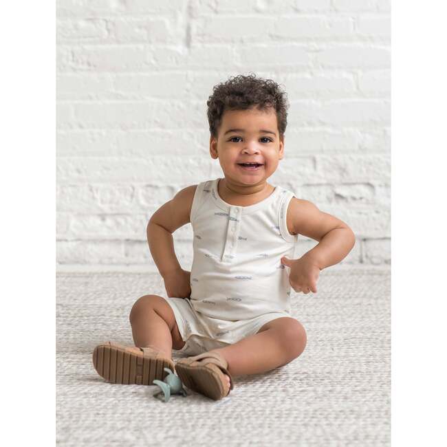 Nile Romper Wave Stripe / Rain - Rompers - 2