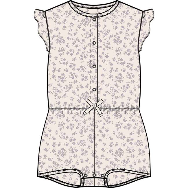 Amelia Romper Lemon - Rompers - 2