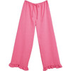 Women's Vichy Frilled Trousers, Wild Berry - Pants - 1 - thumbnail