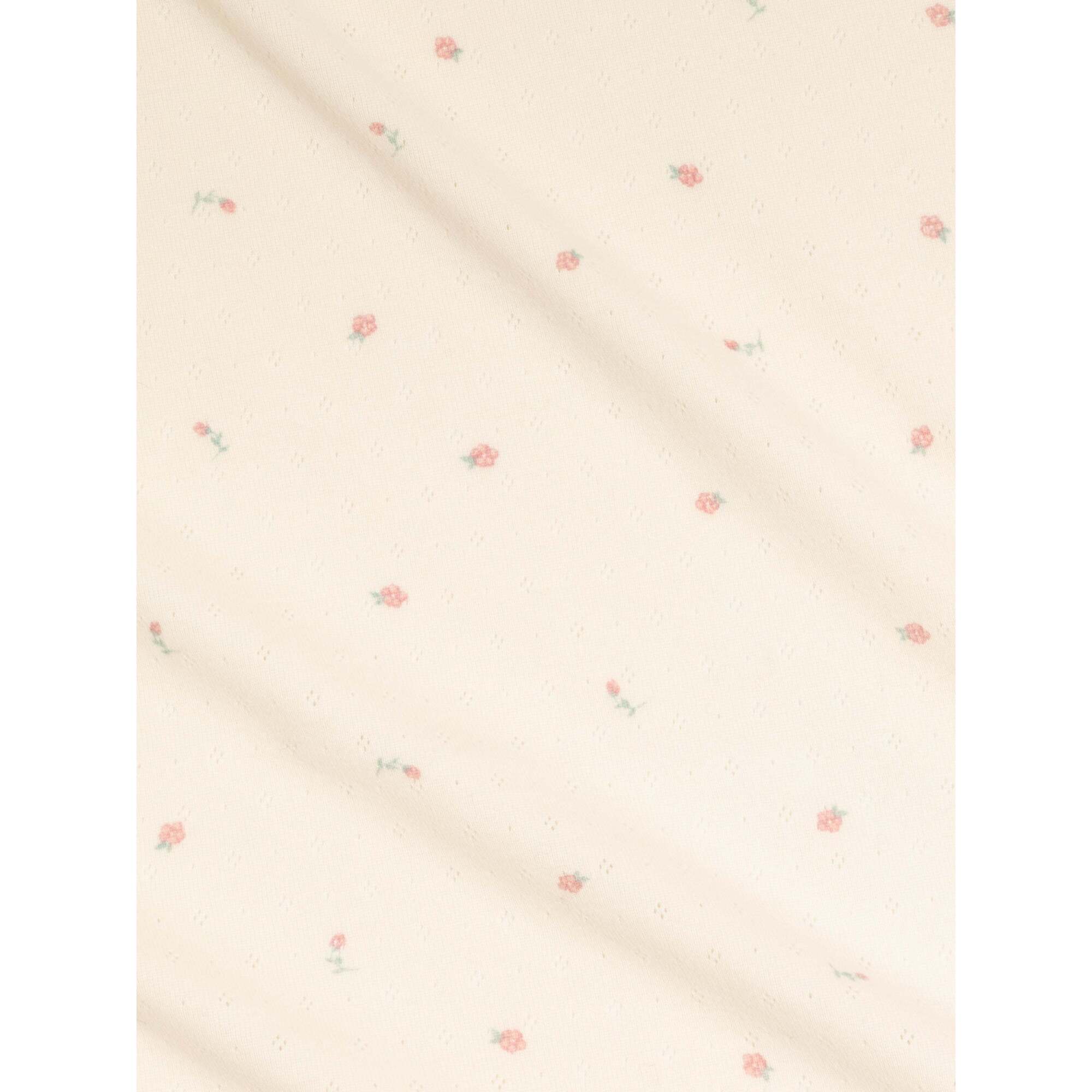 Pointelle Swaddle Blanket Pia Floral - Swaddles - 1