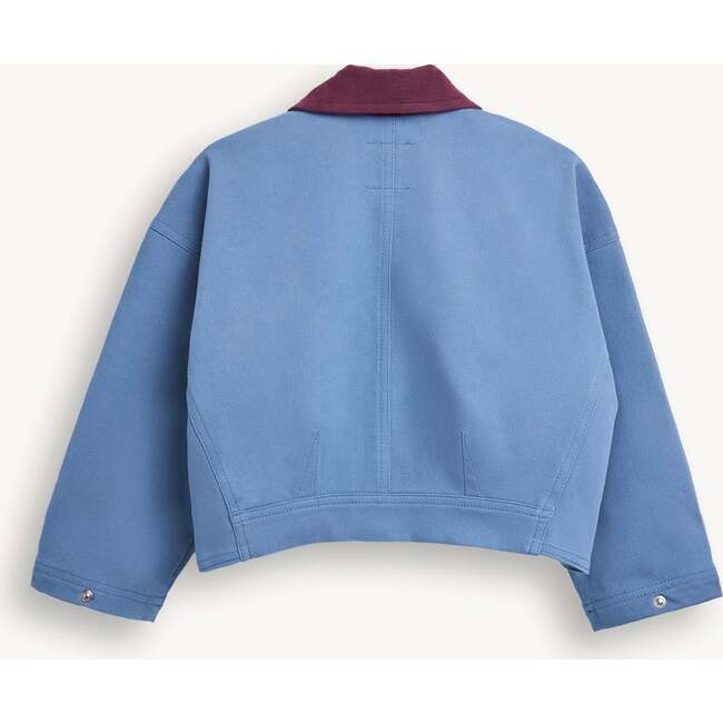 Denim Jacket, Stone Blue - Denim Jackets - 5