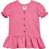 Vichy Frilled Dress, Wild Berry - Dresses - 1 - thumbnail