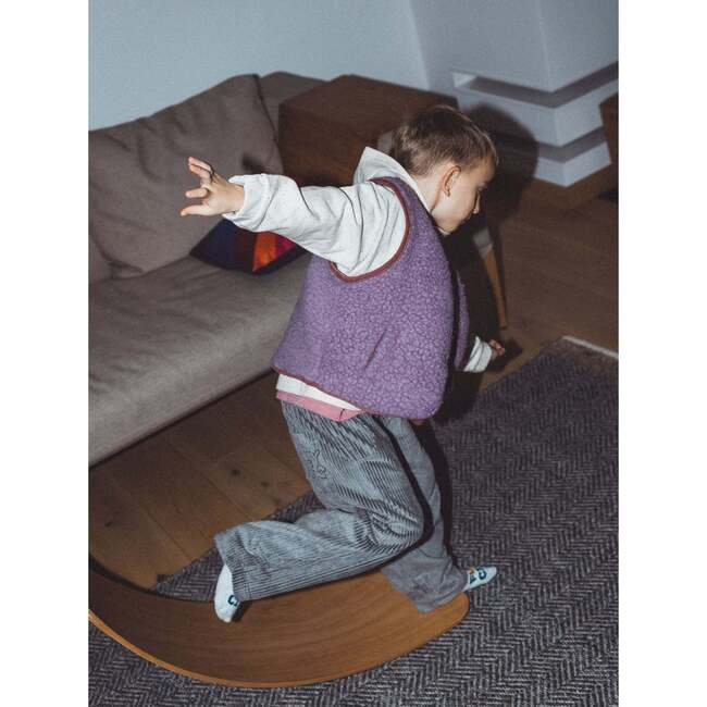 Merino Wool Vest, Lilac Cloud - Vests - 2