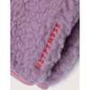 Merino Wool Mittens With Flap Age 6y+, Lilac Cloud - Gloves - 2