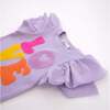 Cotton Candy LOVE Terry Appl Butterfly SS Tee, Orchid - T-Shirts - 4