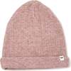 Wide Rib Sweater Knit Watchcap, Blush Heather - Hats - 1 - thumbnail