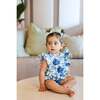 Blue Garden Romper, White Blue - Rompers - 2