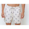 Men's Tom Navy Palms Trunk - Swim Trunks - 2