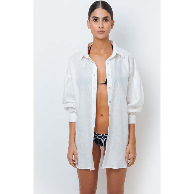 Malika Ivory Shirt - Blouses - 2