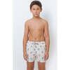 Ian Navy Palms Trunk Boy - Swim Trunks - 2