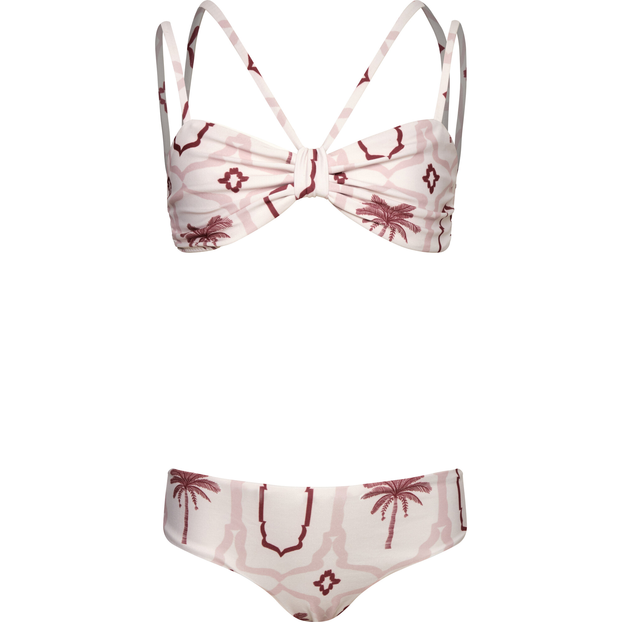 Scarlett Girl Bikini Top,  Victoria Granate Girl Bikini Bottom - Two Pieces - 1