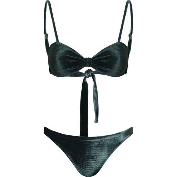 Hailey Azure Bikini Top Mar de Lua Swim & Bathing Suits