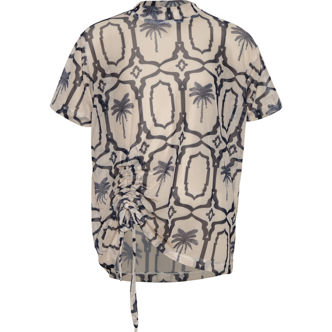 Carlota Navy Palms Girl Dress