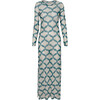 Casey Azure Long Dress - Dresses - 1 - thumbnail