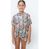 Carlota Navy Palms Girl Dress - Dresses - 2