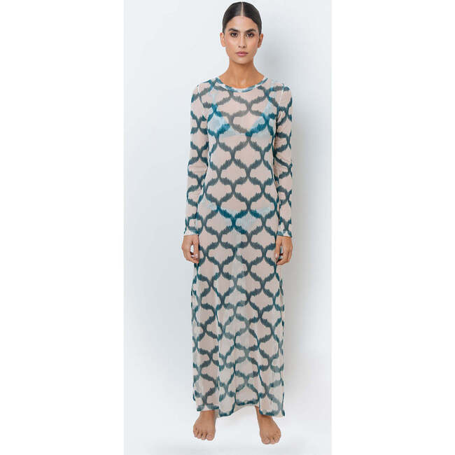 Casey Azure Long Dress - Dresses - 2