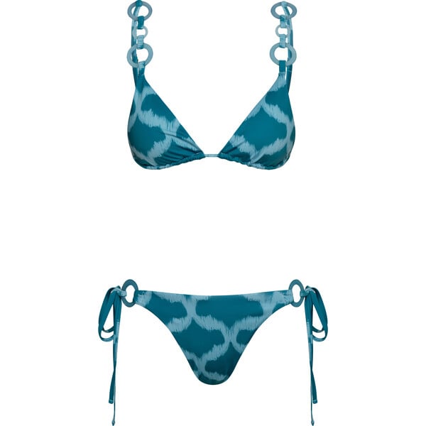 Blair Azure Bikini Bottom Mar de Lua Swim & Bathing Suits