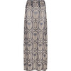 Alma Navy Palms Skirt - Skirts - 1 - thumbnail