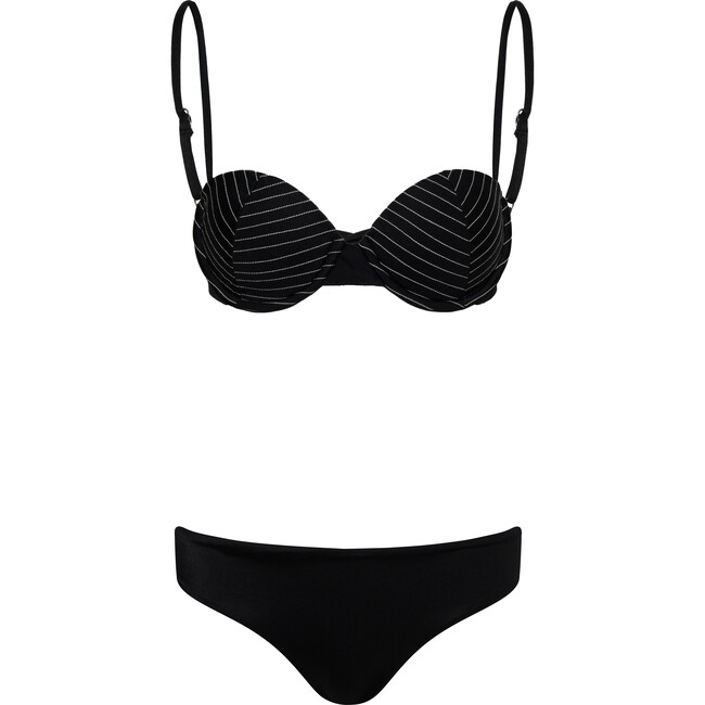 Alice Black Bikini Bottom full - Two Pieces - 1
