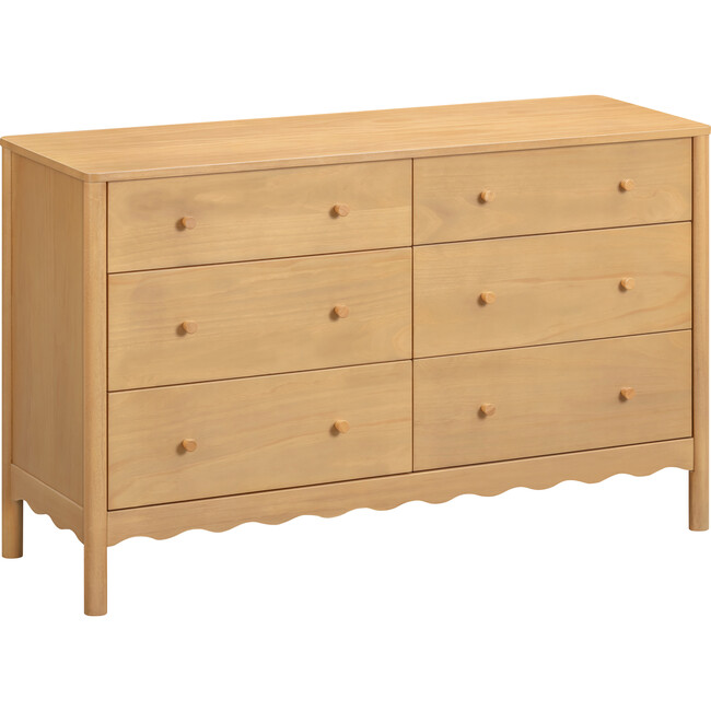Swell 6-Drawer Assembled Dresser in Honey