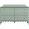 Swell 6-Drawer Assembled Dresser in Light Sage - Dressers - 5