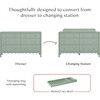 Swell 6-Drawer Assembled Dresser in Light Sage - Dressers - 7
