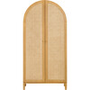 Bondi Cane Assembled Armoire in Honey - Storage - 1 - thumbnail