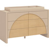 Moab 6-Drawer Assembled Dresser in Taupe / Ash - Dressers - 3