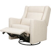 Kiwi Plus Power Recliner and Swivel Glider with Power Adjustable Headrest and USB Port in Performance Ivory Boucle - Glider - 2