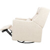 Kiwi Plus Power Recliner and Swivel Glider with Power Adjustable Headrest and USB Port in Almond Teddy Loop - Glider - 3