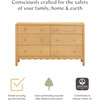 Swell 6-Drawer Assembled Dresser in Honey - Dressers - 10